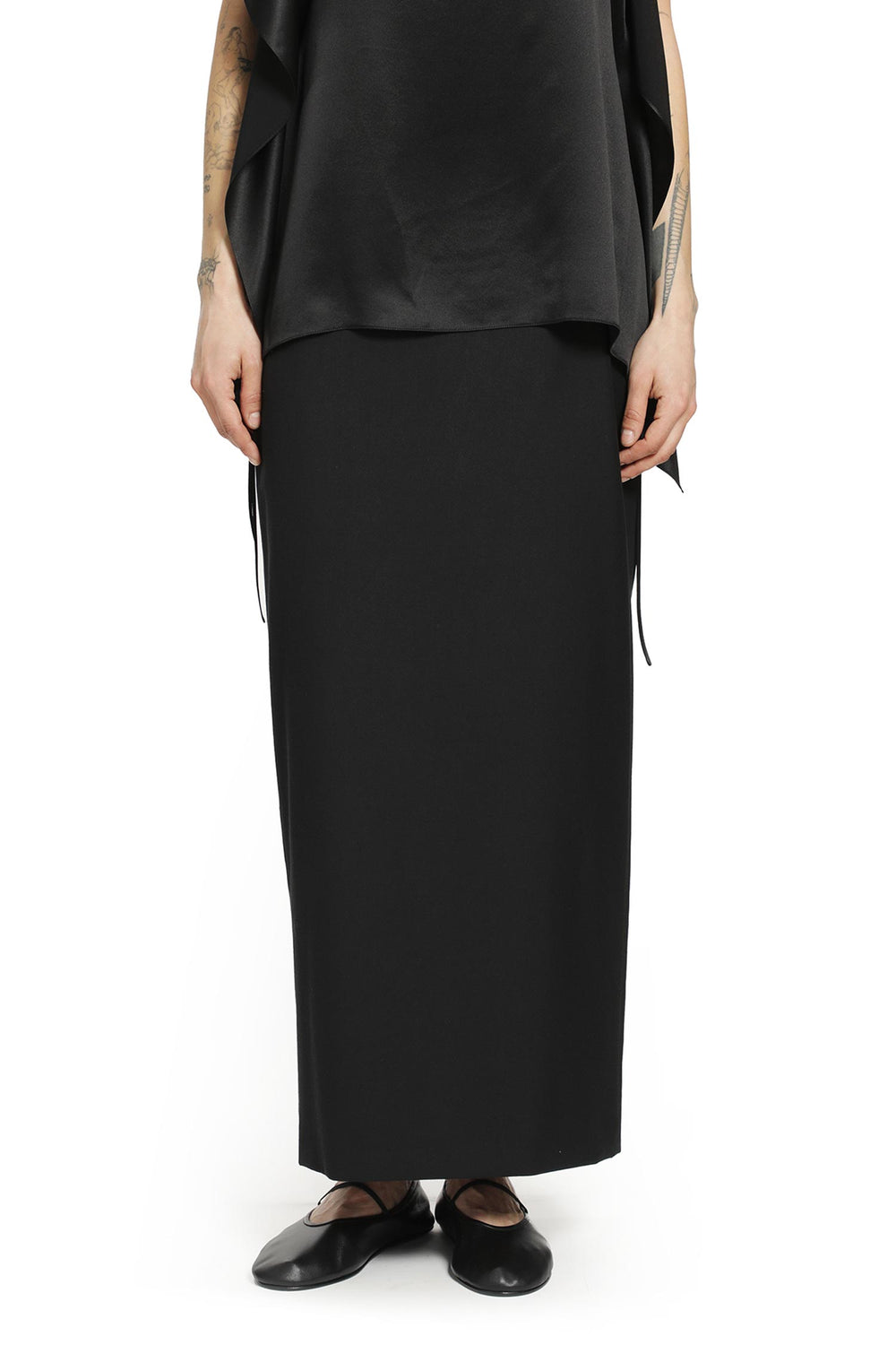 THE ROW Bartelle Wool Skirt woman