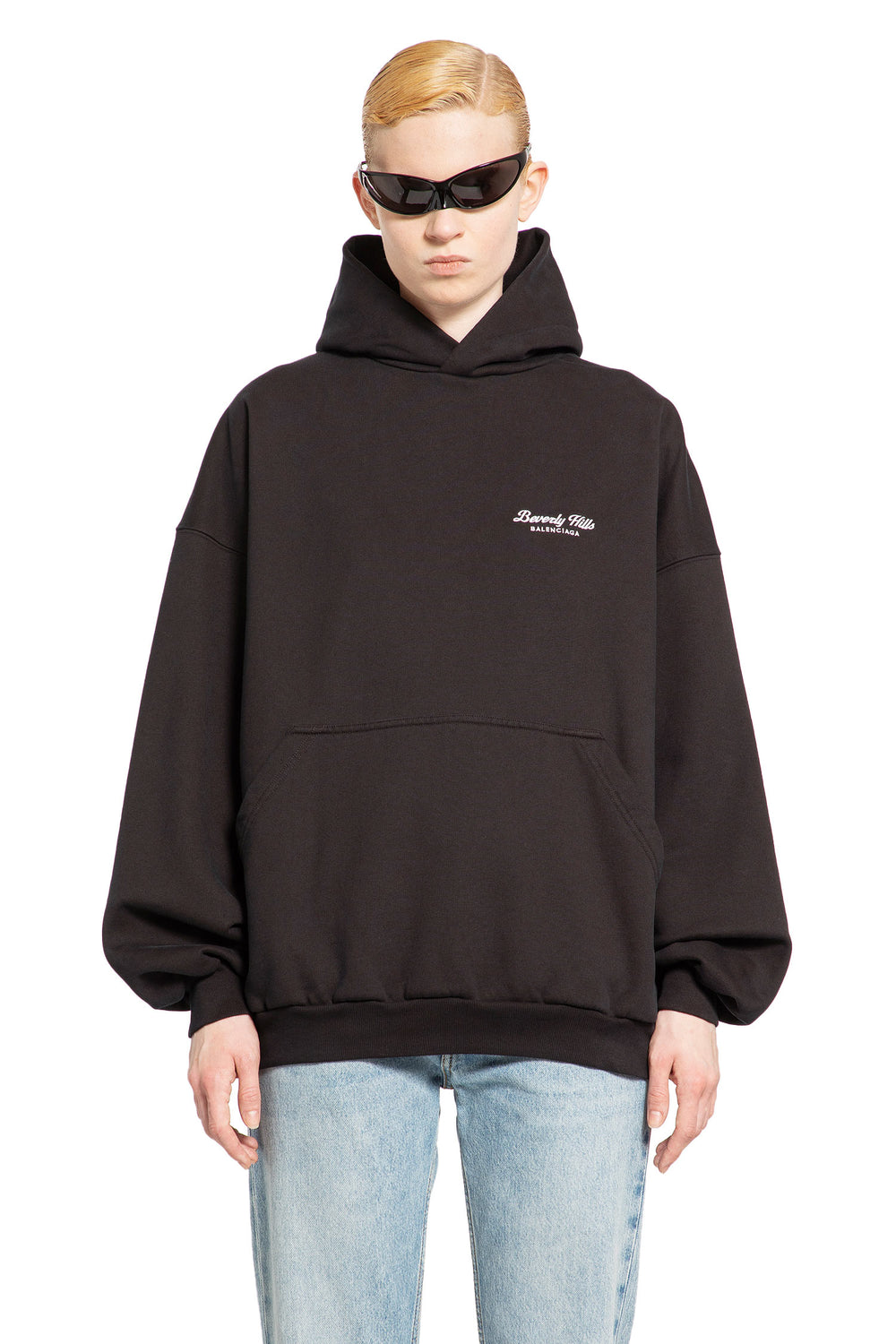 BALENCIAGA WOMAN BLACK SWEATSHIRTS