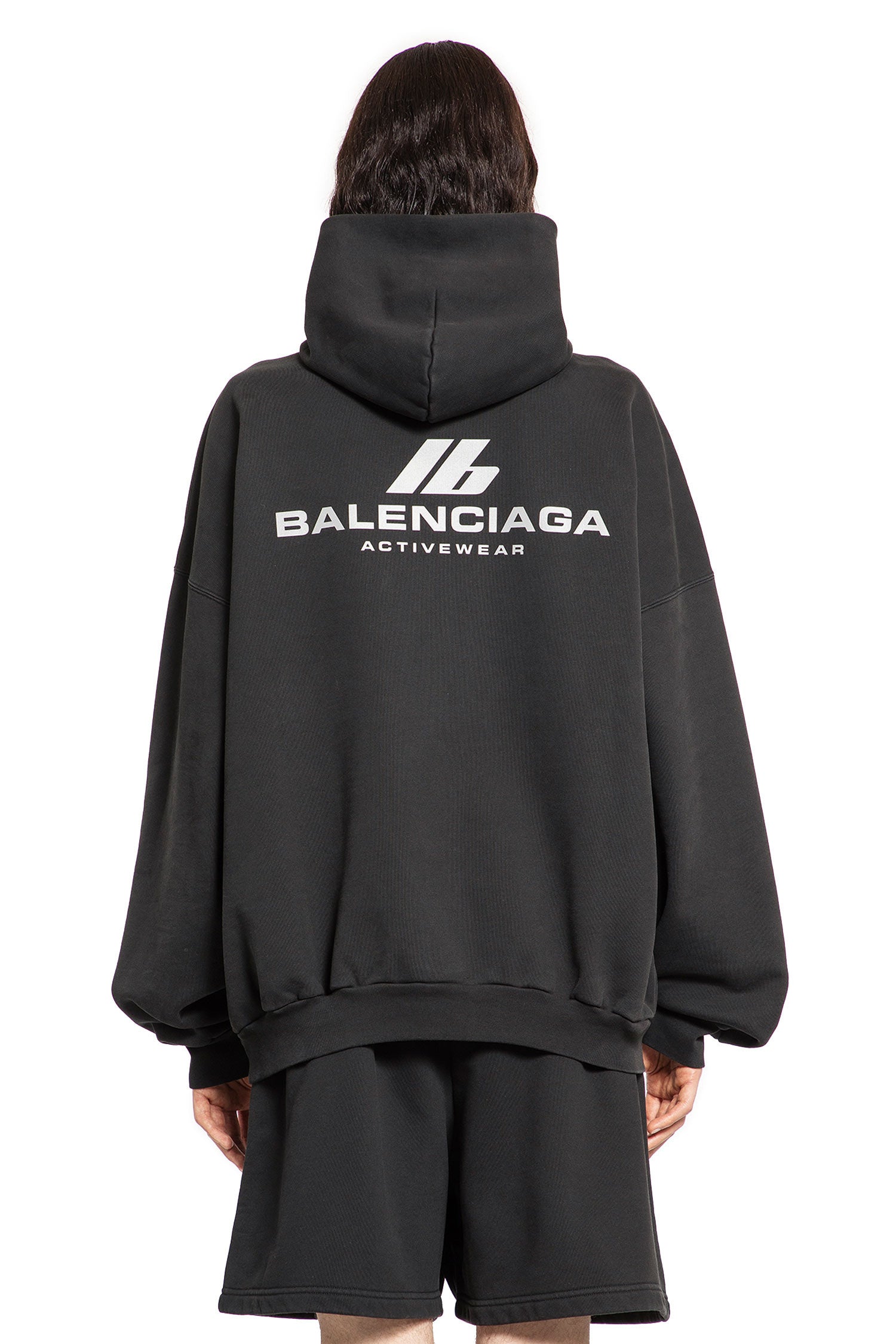 BALENCIAGA MAN BLACK SWEATSHIRTS