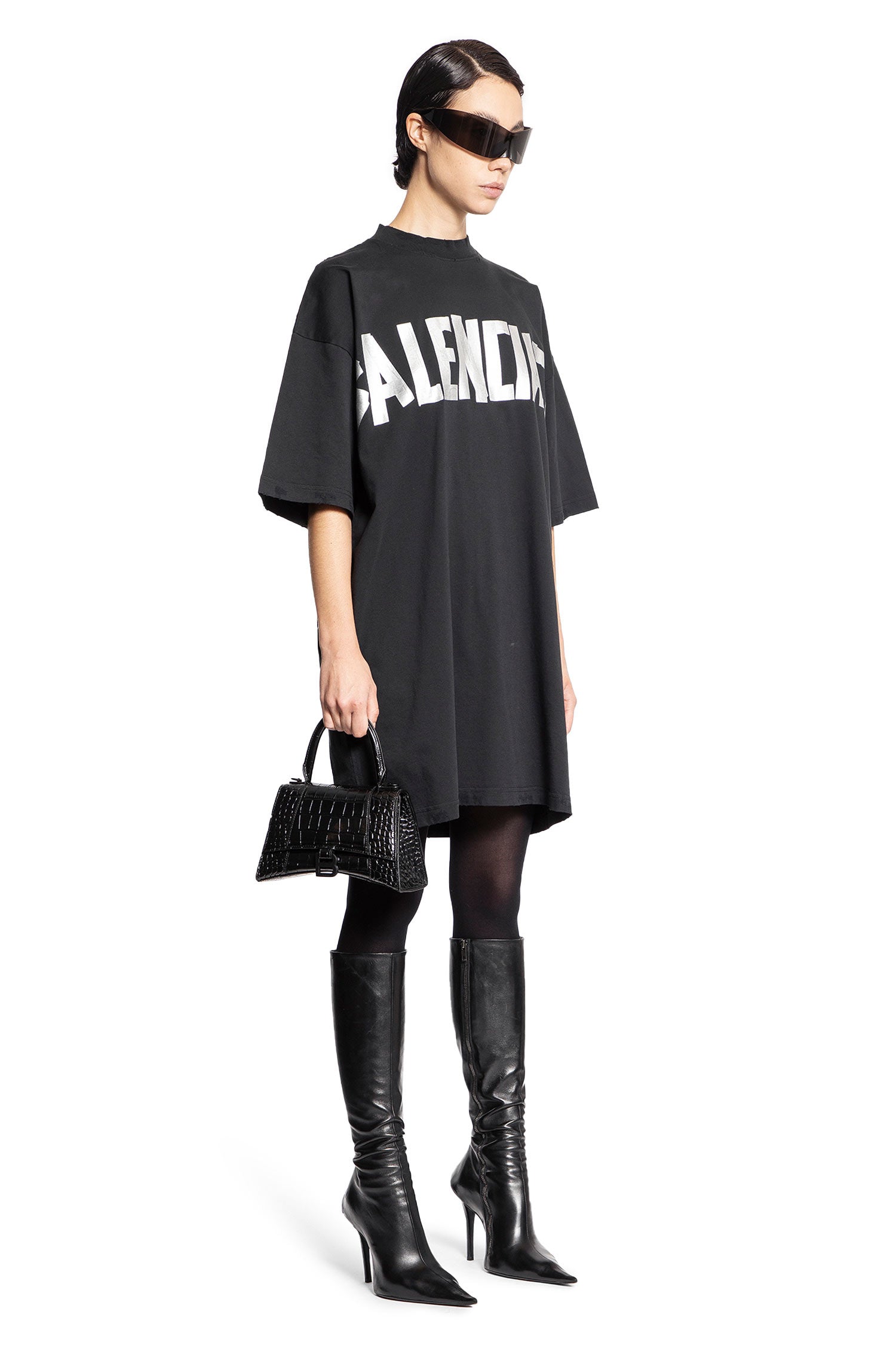 BALENCIAGA WOMAN BLACK DRESSES