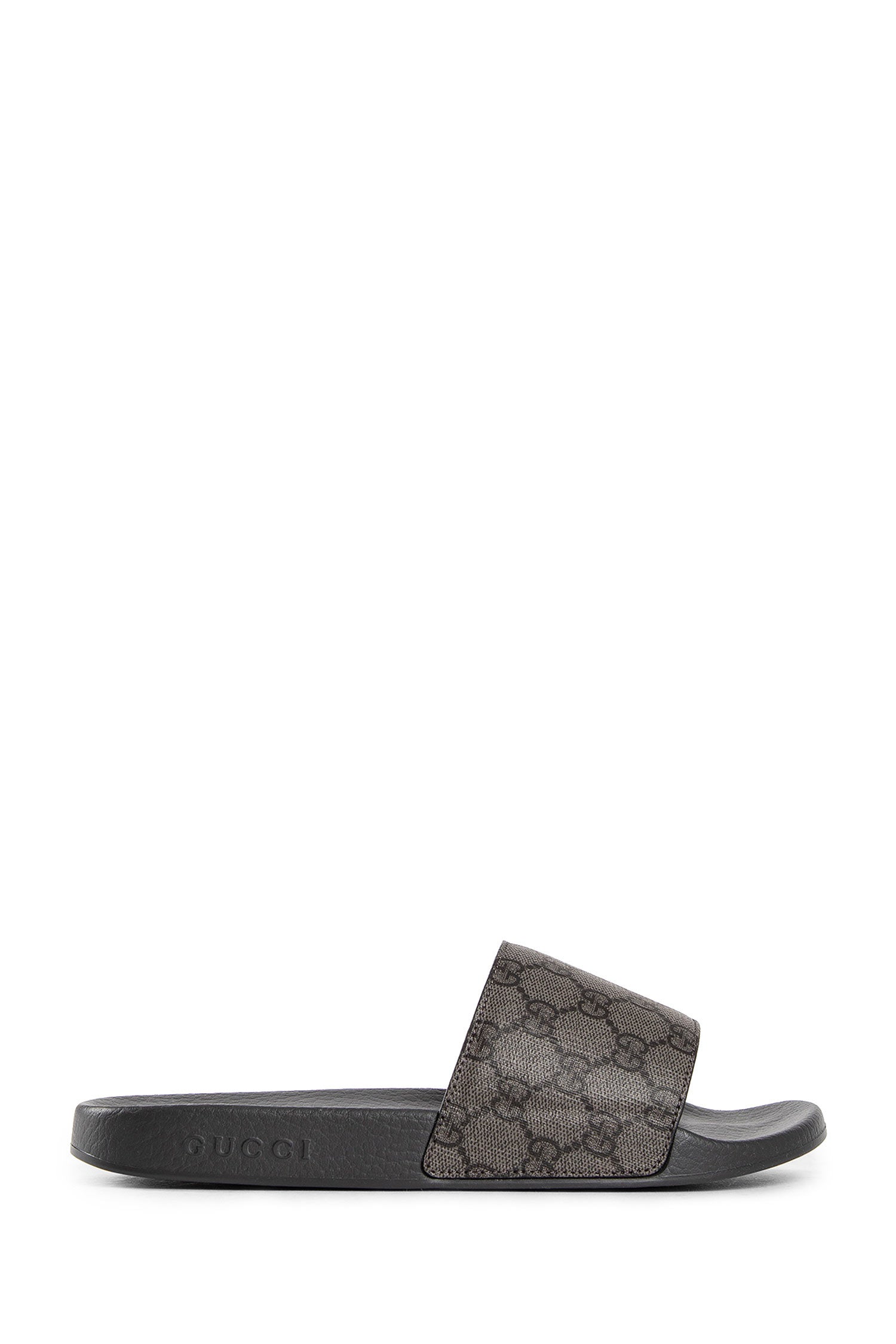 GUCCI MAN GREY SANDALS & SLIDES