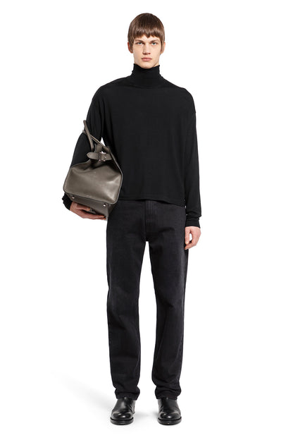 THE ROW MAN BLACK KNITWEAR