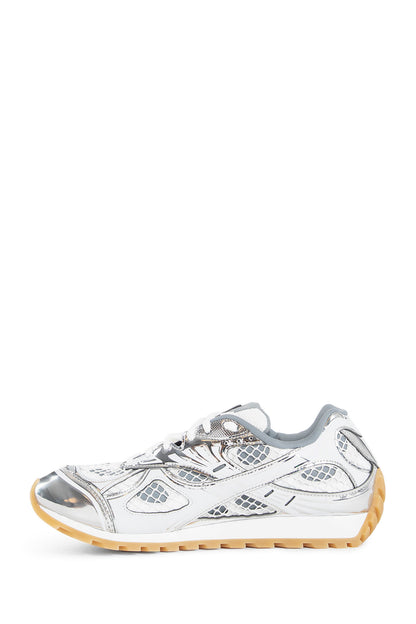 BOTTEGA VENETA MAN SILVER SNEAKERS