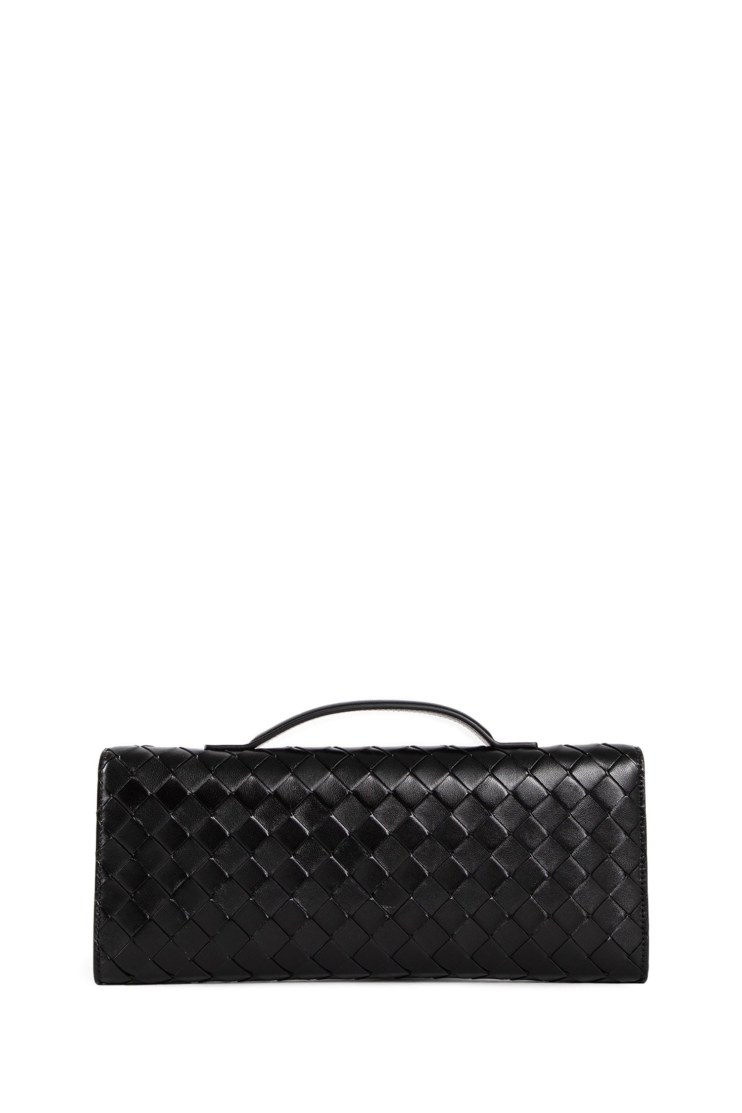 BOTTEGA VENETA WOMAN BLACK CLUTCHES & POUCHES