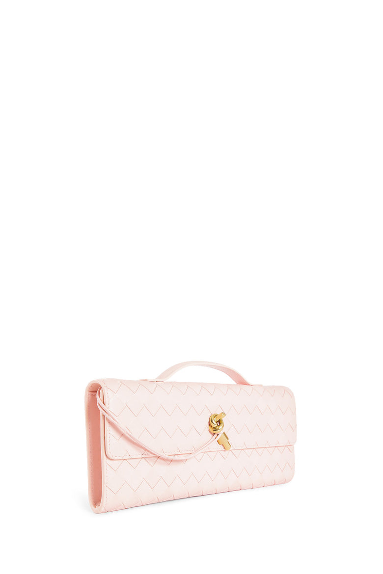 BOTTEGA VENETA WOMAN PINK CLUTCHES & POUCHES