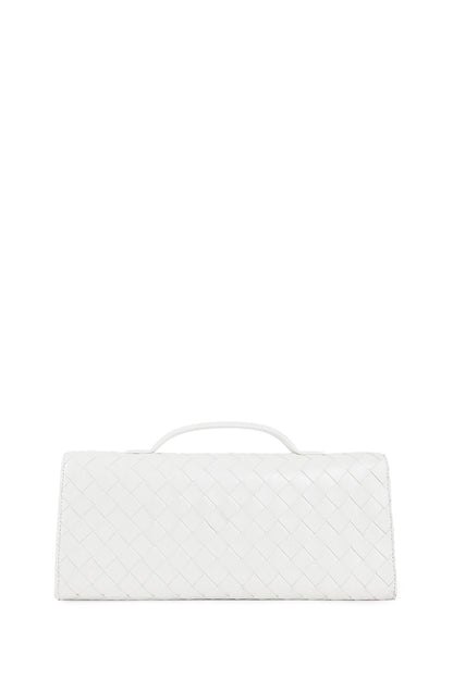 BOTTEGA VENETA WOMAN WHITE CLUTCHES & POUCHES