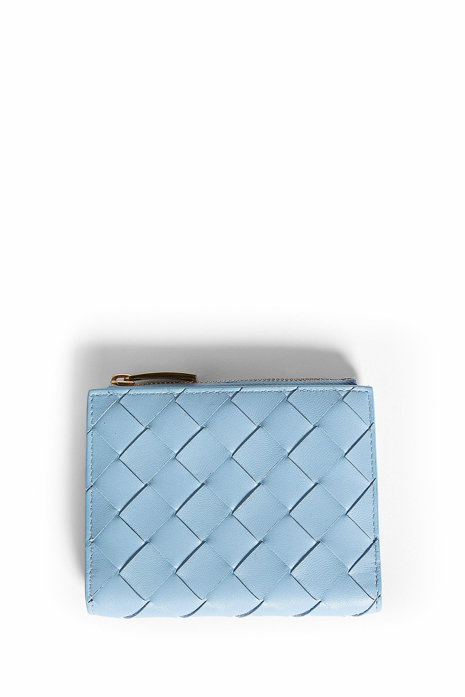 BOTTEGA VENETA WOMAN BLUE WALLETS & CARDHOLDERS