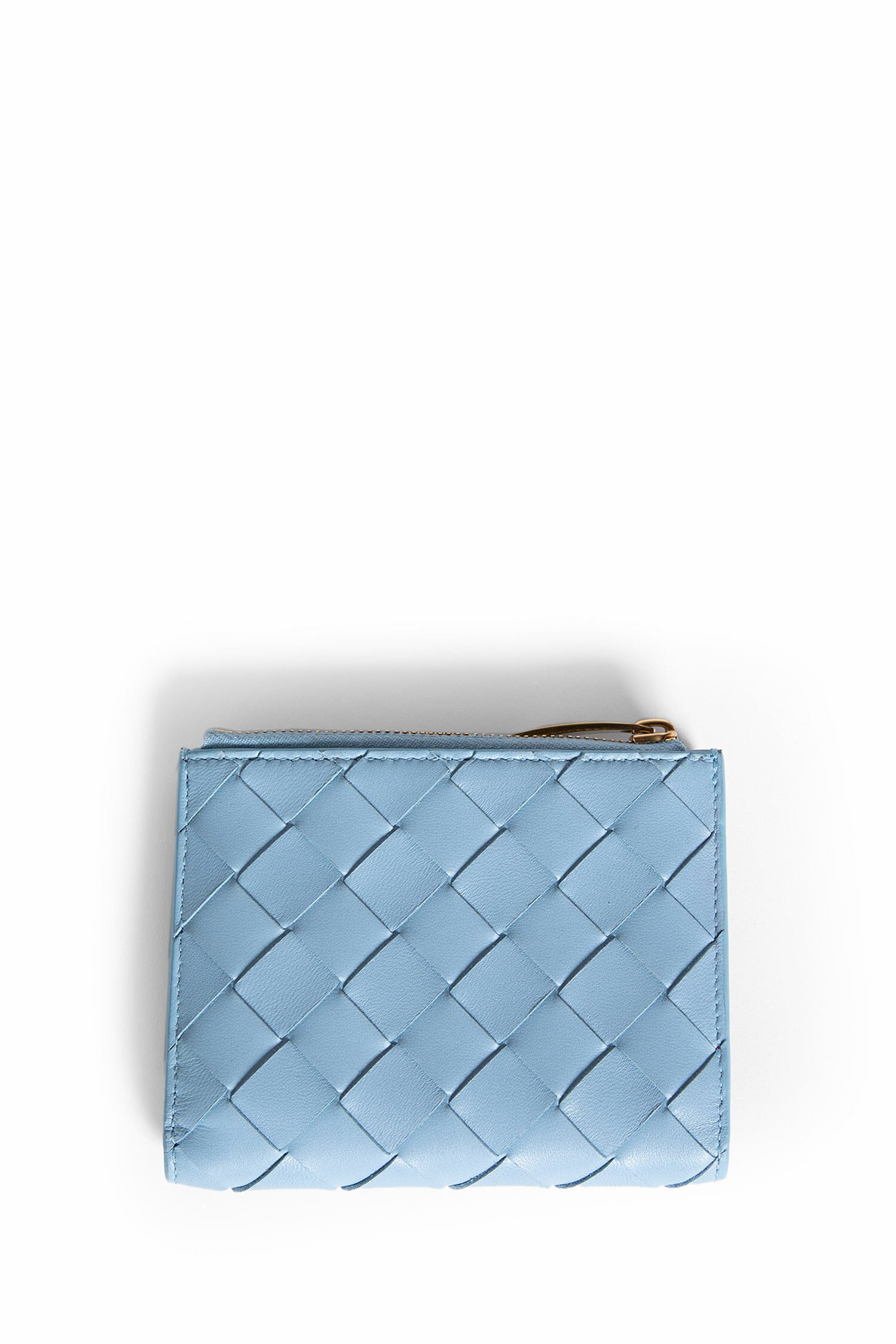 BOTTEGA VENETA WOMAN BLUE WALLETS & CARDHOLDERS