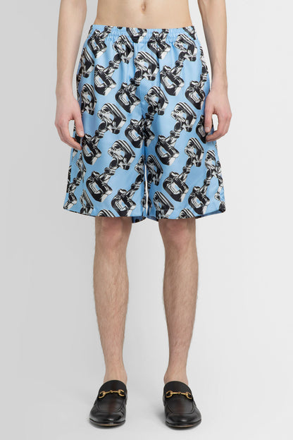 GUCCI MAN BLUE SHORTS & SKIRTS