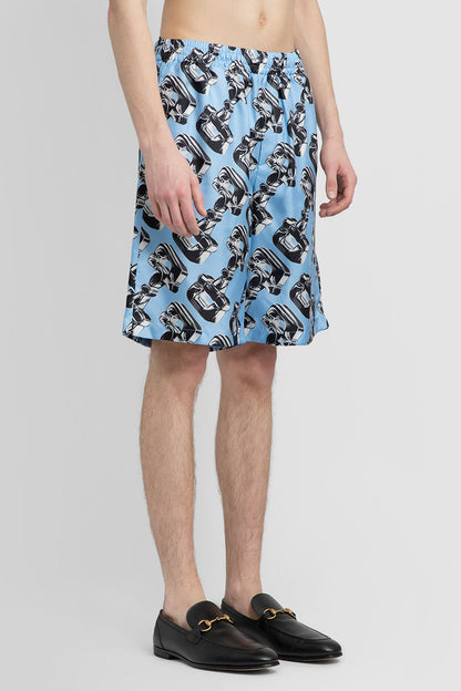 GUCCI MAN BLUE SHORTS & SKIRTS