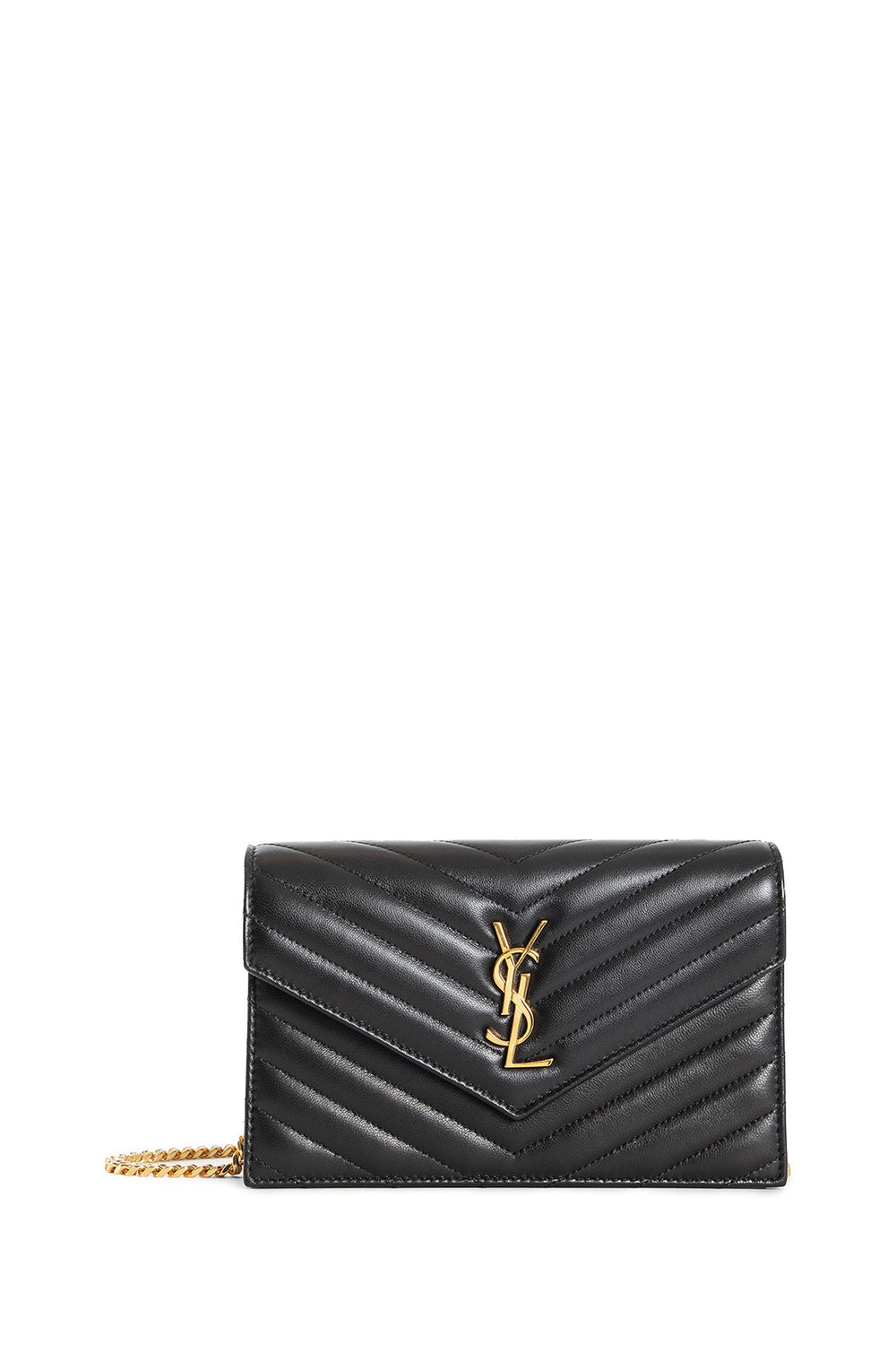 SAINT LAURENT PORTAFOGLI E PORTATESSERE NERI DA DONNA 