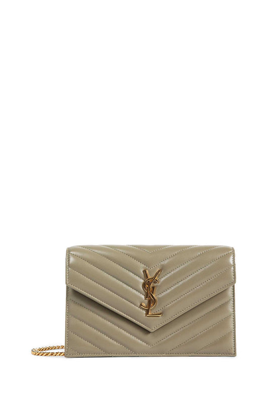 Cassandre Envelope Chain Wallet in Leather