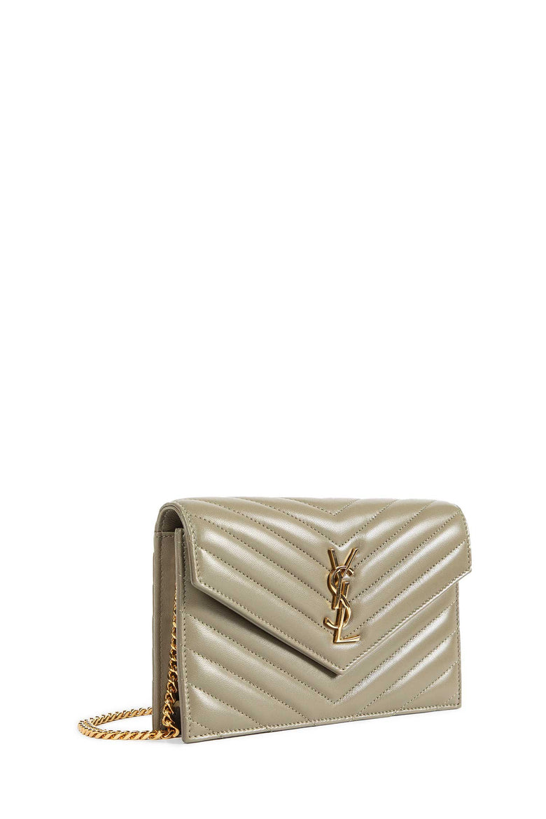 Cassandre Envelope Chain Wallet in Leather