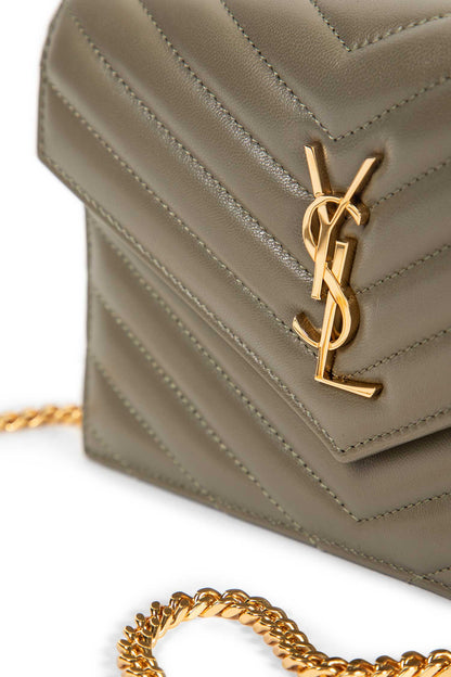 Cassandre Envelope Chain Wallet in Leather