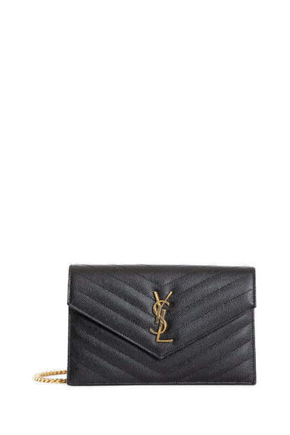 Cassandre Matelassé Chain Wallet in Grain de Poudre