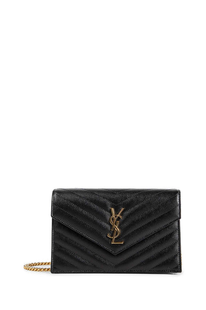 Cassandre Matelassé Chain Wallet in Grain de Poudre
