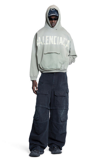 BALENCIAGA MAN GREEN SWEATSHIRTS