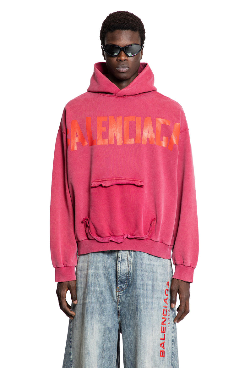 BALENCIAGA MAN RED SWEATSHIRTS