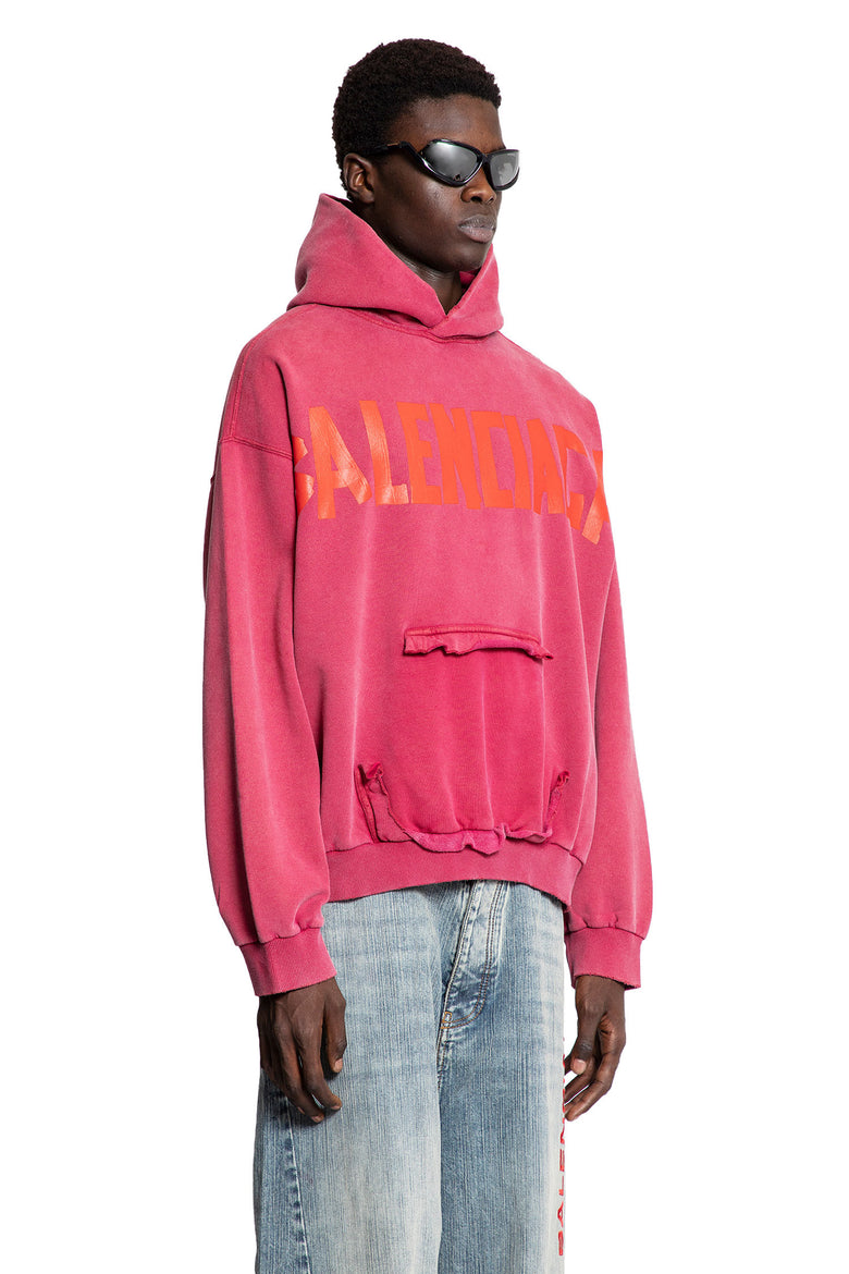 BALENCIAGA MAN RED SWEATSHIRTS