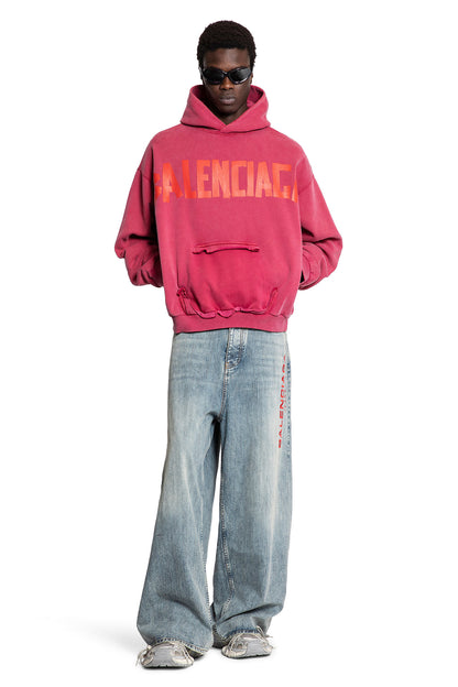 BALENCIAGA MAN RED SWEATSHIRTS