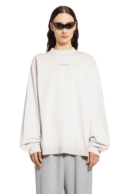 BALENCIAGA MAN OFF-WHITE T-SHIRTS & TANK TOPS