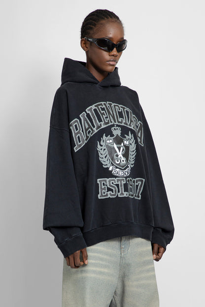 BALENCIAGA WOMAN BLACK SWEATSHIRTS