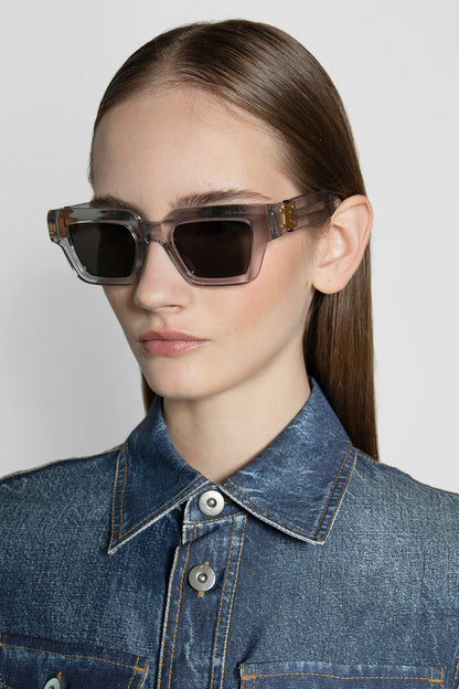 BOTTEGA VENETA WOMAN GREY EYEWEAR