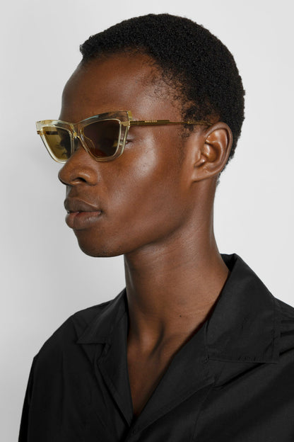 BOTTEGA VENETA UNISEX YELLOW EYEWEAR