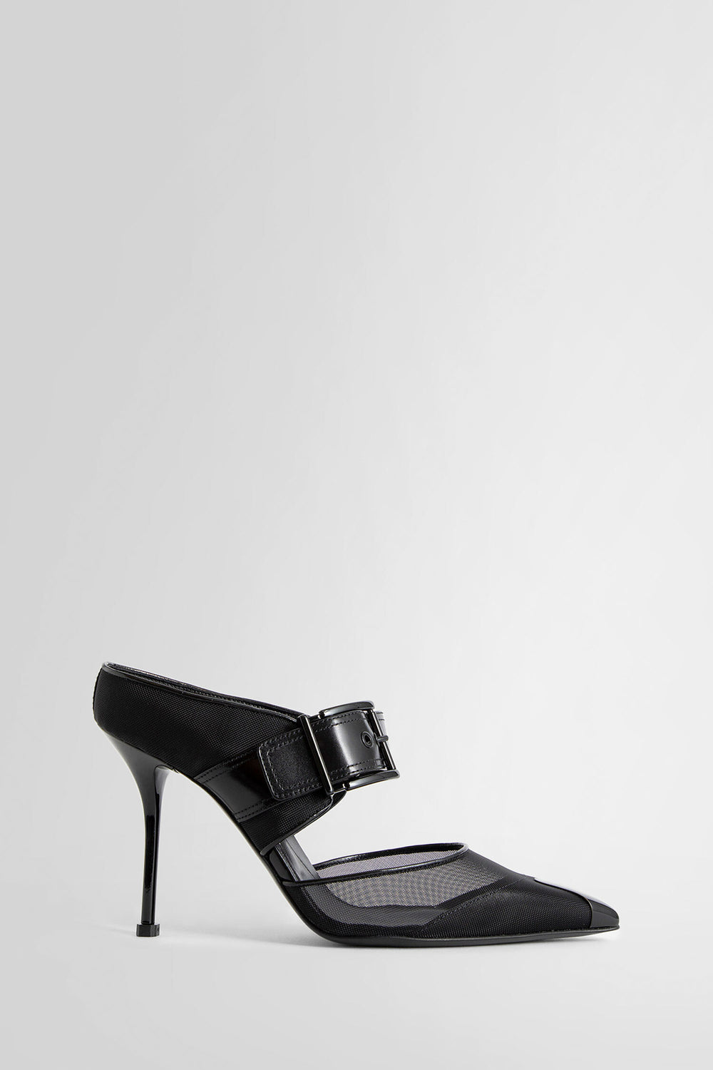 ALEXANDER MCQUEEN WOMAN BLACK MULES