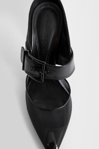 ALEXANDER MCQUEEN WOMAN BLACK MULES