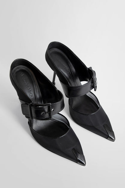 ALEXANDER MCQUEEN WOMAN BLACK MULES