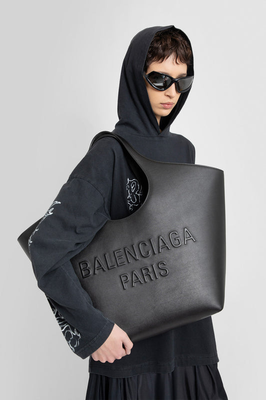 BALENCIAGA WOMAN BLACK TOTE BAGS