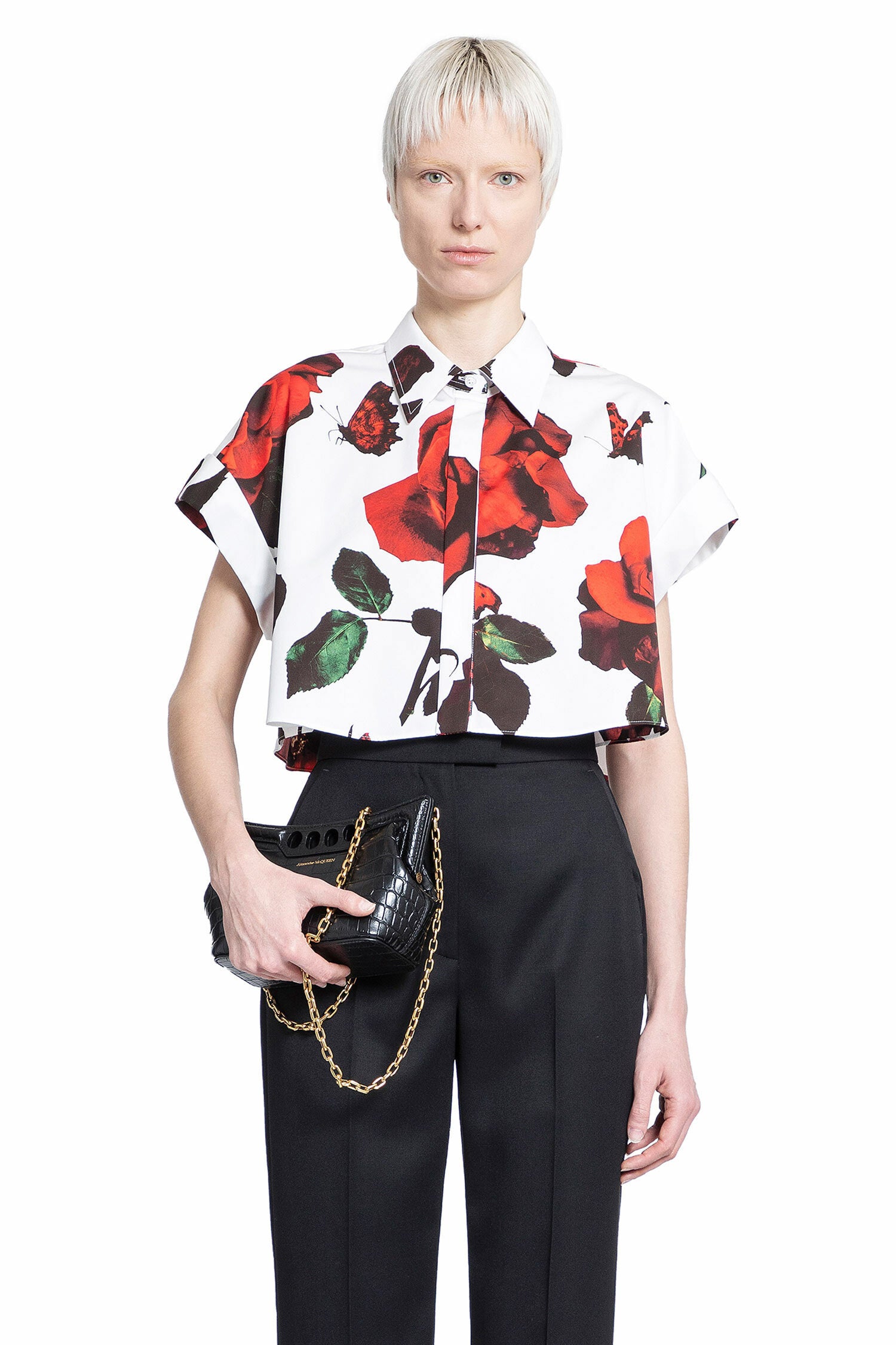 ALEXANDER MCQUEEN WOMAN WHITE SHIRTS