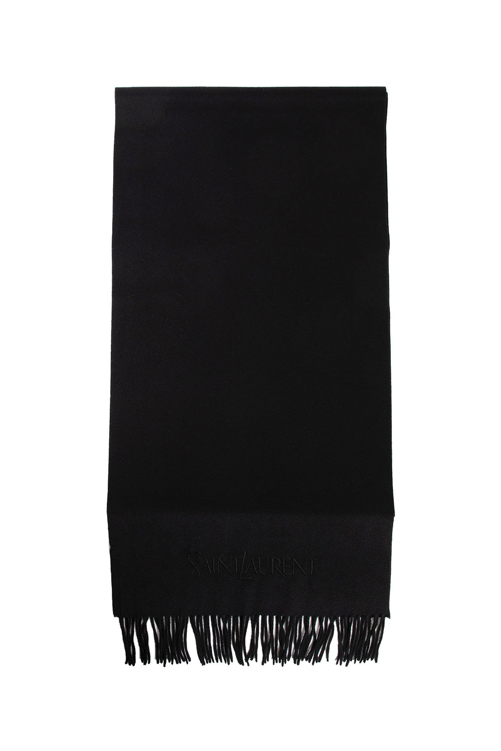 SAINT LAURENT MAN BLACK SCARVES