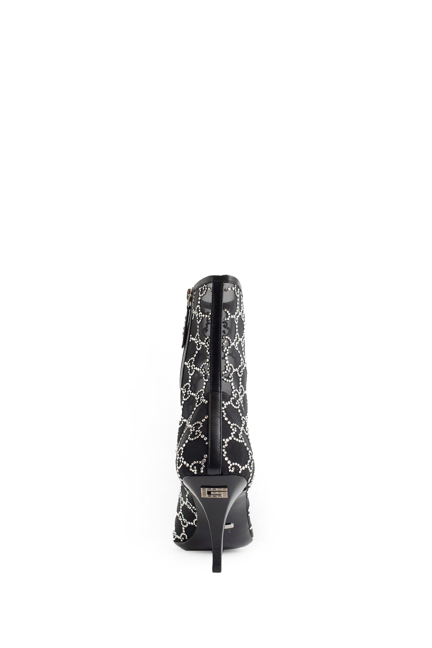 GUCCI GG Crystal Mesh Ankle Boots woman