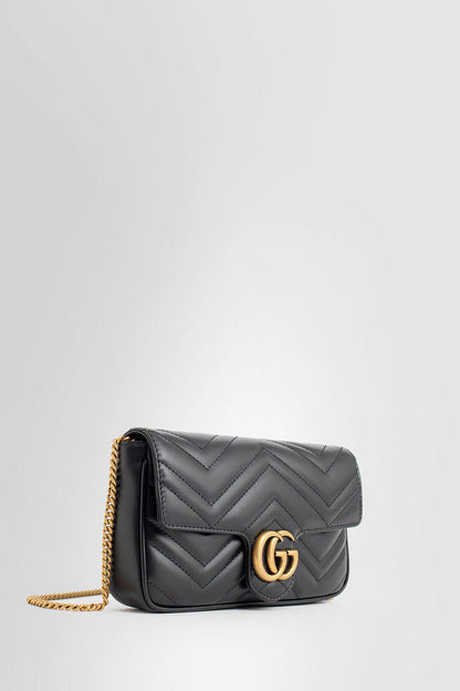 GUCCI WOMAN BLACK SHOULDER BAGS