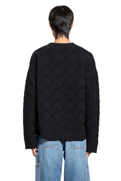 BOTTEGA VENETA MAN BLACK KNITWEAR