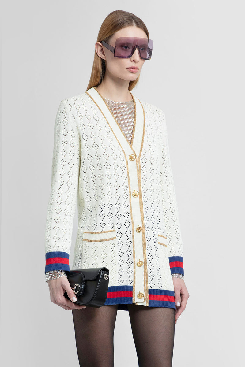 GUCCI WOMAN WHITE KNITWEAR GUCCI KNITWEAR Antonioli