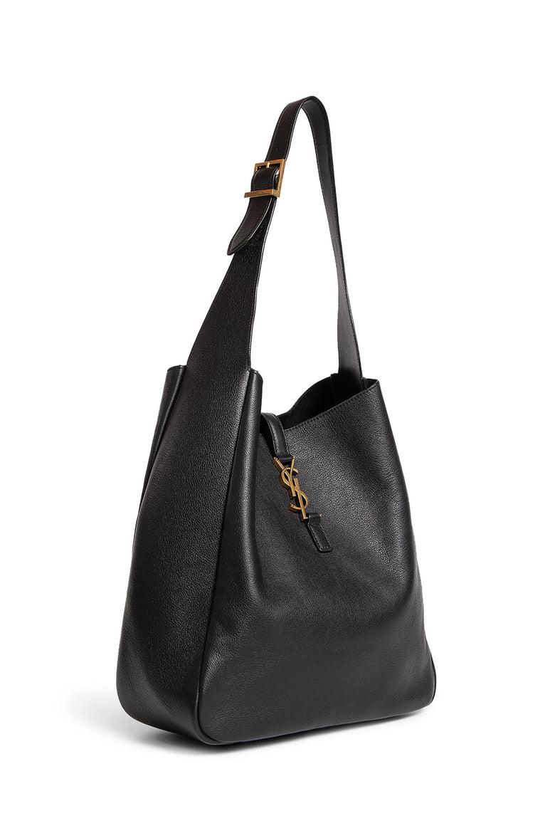 SAINT LAURENT WOMAN BLACK TOTE BAGS