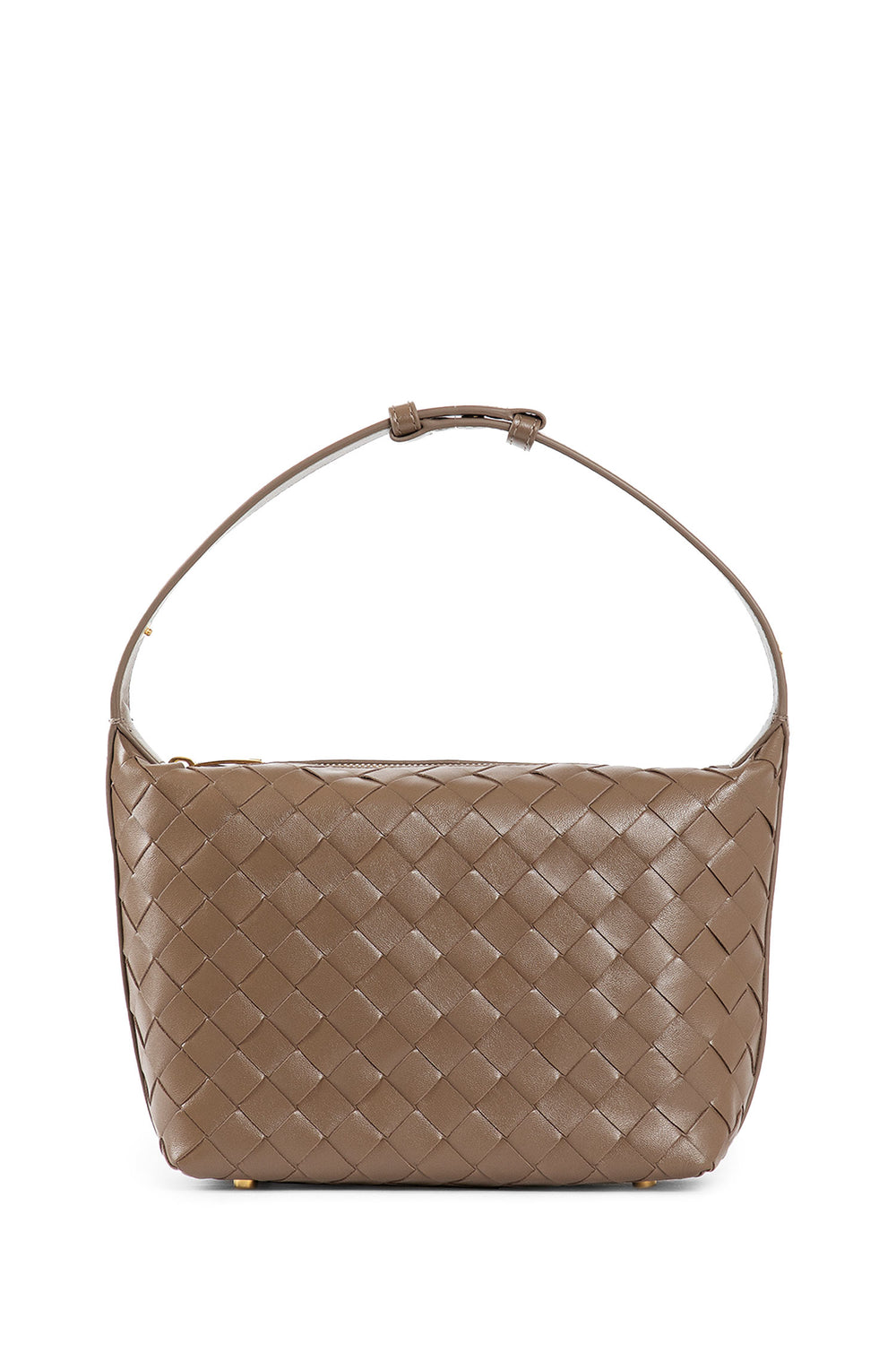 BOTTEGA VENETA WOMAN BROWN TOP HANDLE BAGS