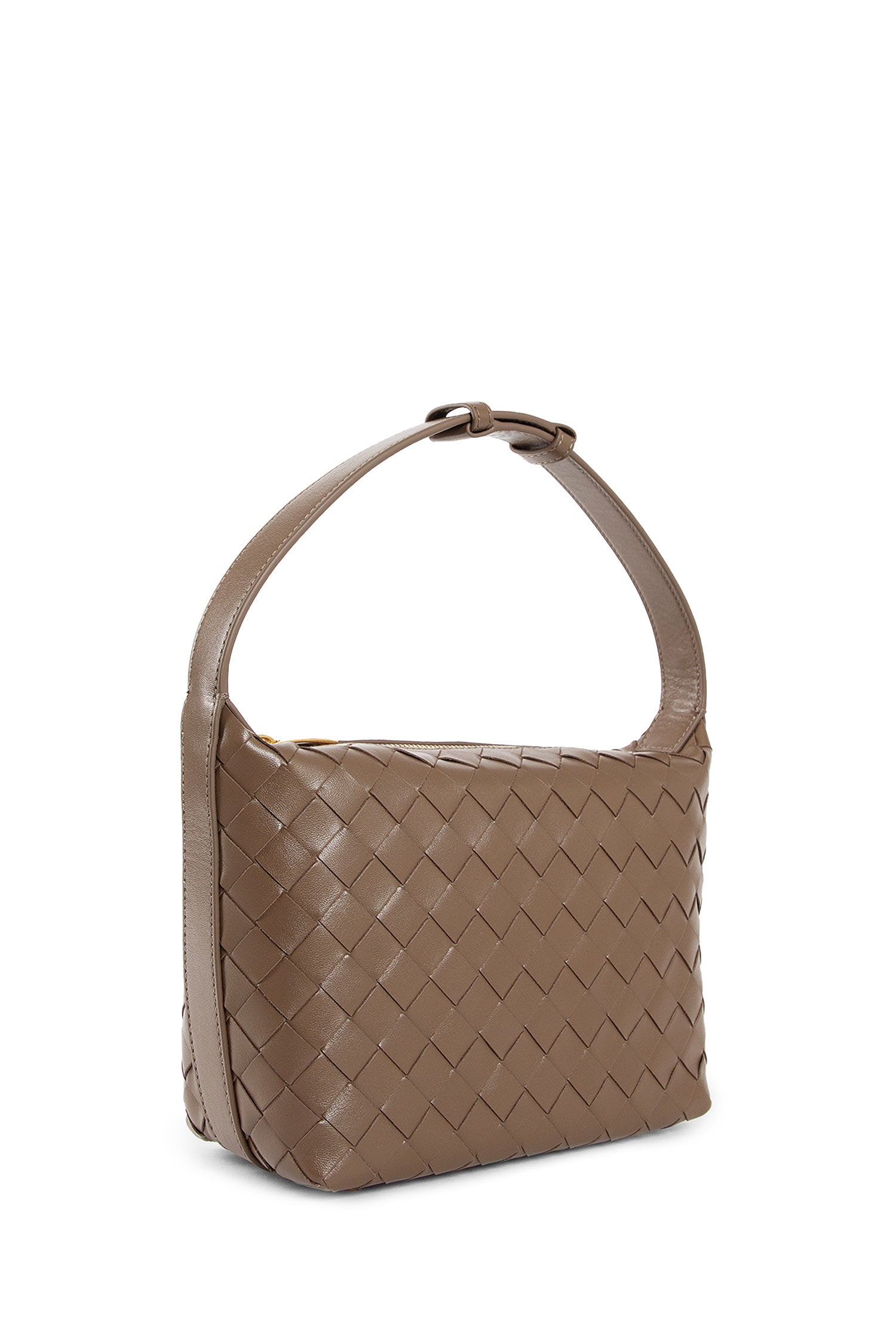 BOTTEGA VENETA WOMAN BROWN TOP HANDLE BAGS