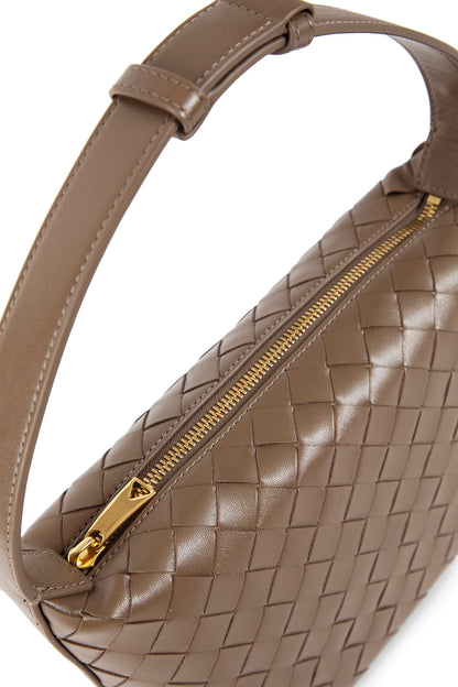 BOTTEGA VENETA WOMAN BROWN TOP HANDLE BAGS