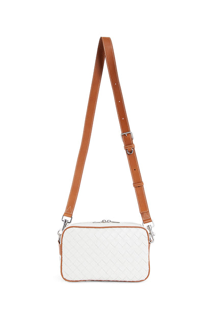 BOTTEGA VENETA MAN WHITE CROSSBODY BAGS