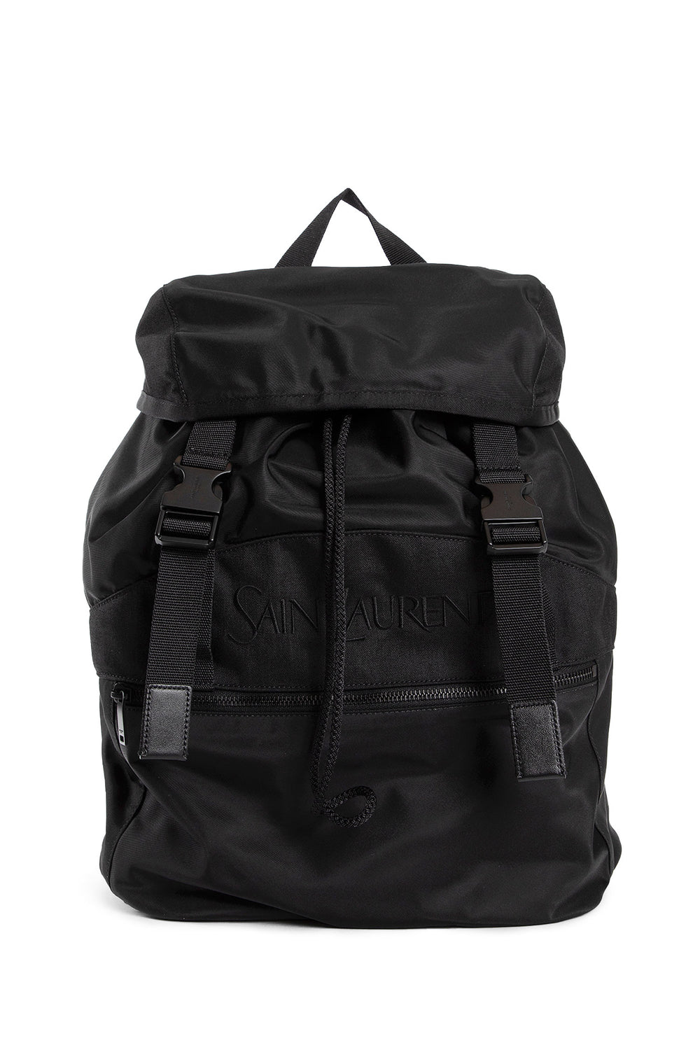 SAINT LAURENT MAN BLACK BACKPACKS & TRAVEL BAGS