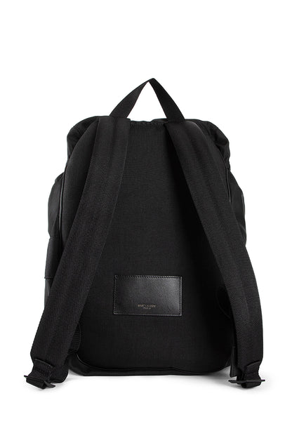 SAINT LAURENT MAN BLACK BACKPACKS & TRAVEL BAGS