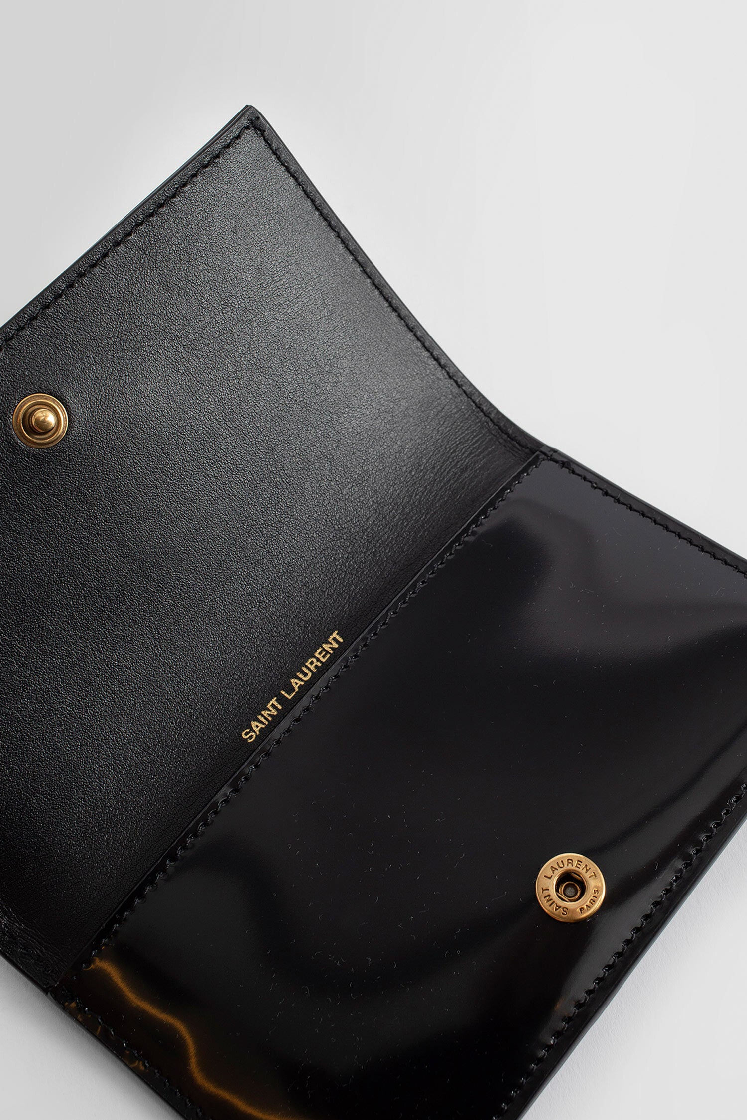 SAINT LAURENT WOMAN BLACK WALLETS & CARDHOLDERS