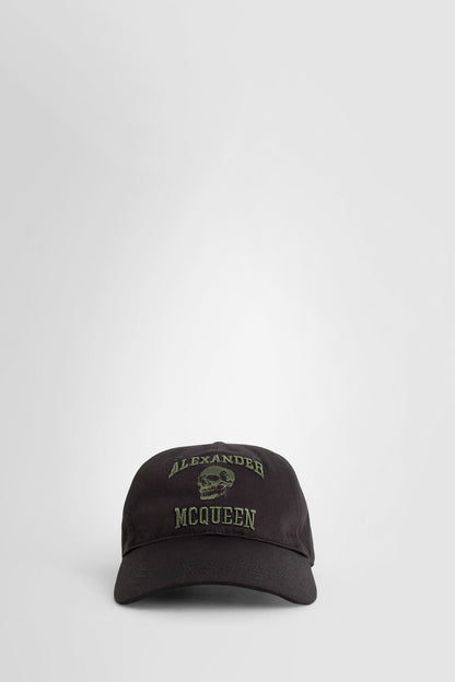 ALEXANDER MCQUEEN MAN BLACK HATS