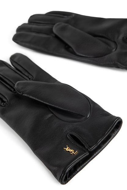 SAINT LAURENT MAN BLACK GLOVES