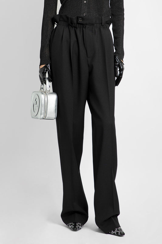 GUCCI WOMAN BLACK TROUSERS