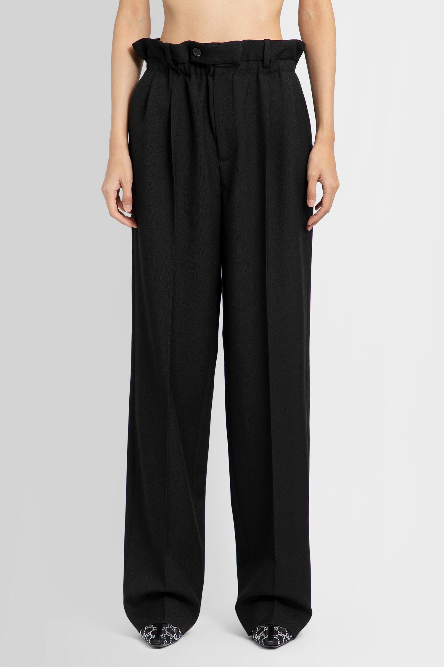 GUCCI WOMAN BLACK TROUSERS